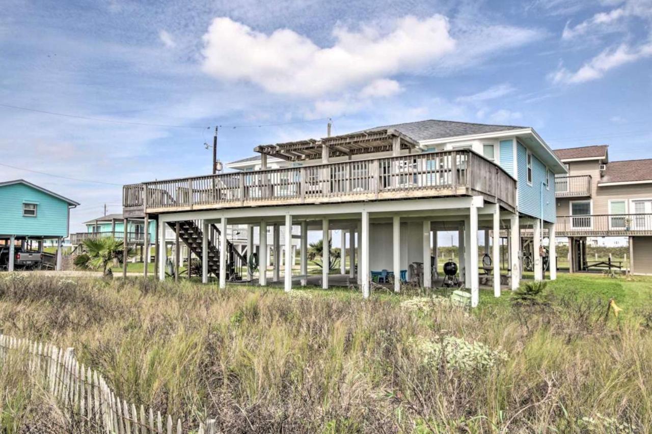 Villa Gulf Front Retreat Galveston Exterior foto