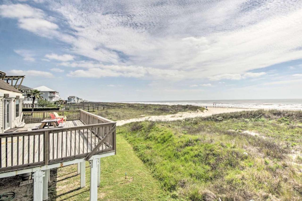 Villa Gulf Front Retreat Galveston Exterior foto