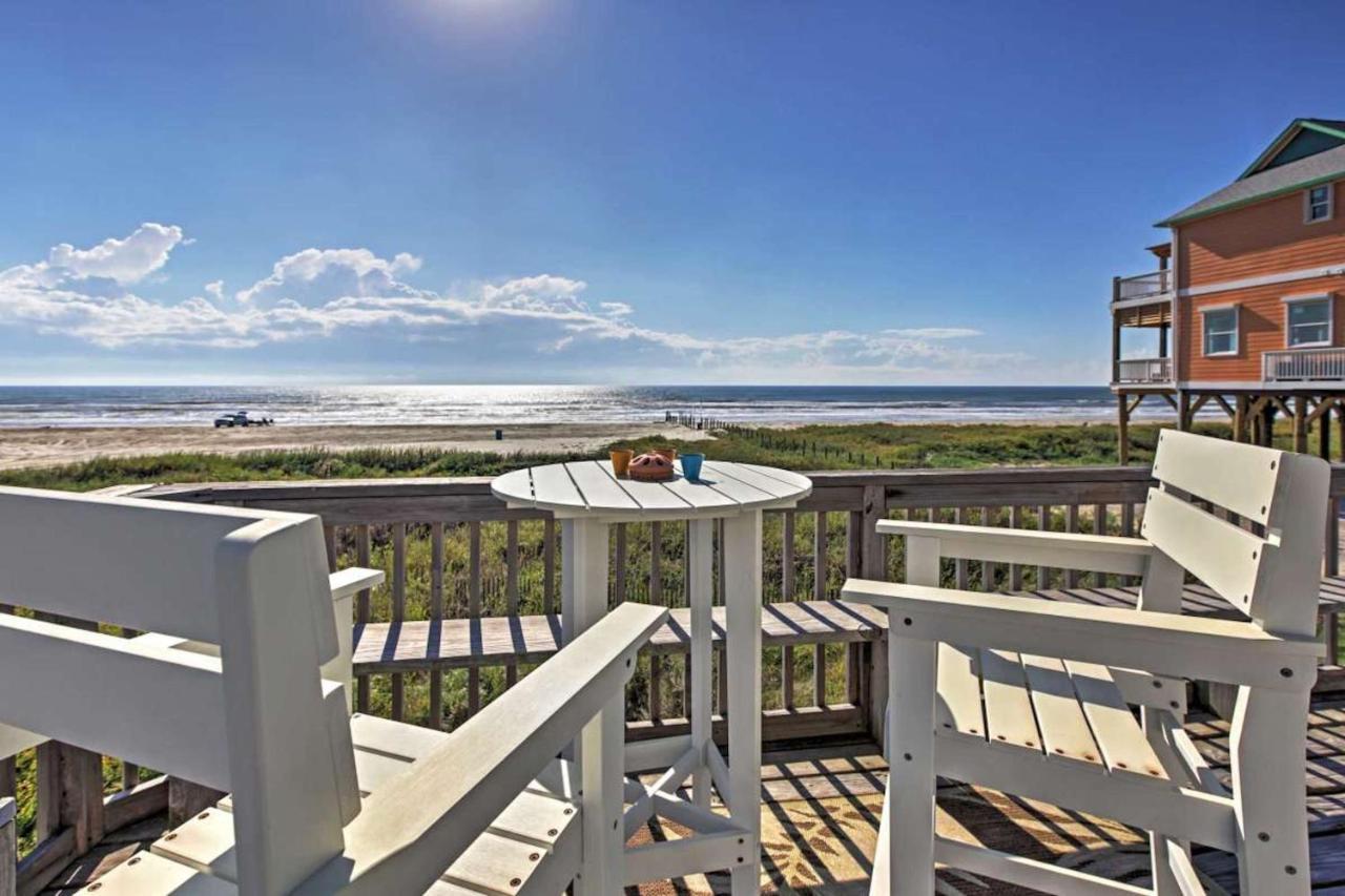Villa Gulf Front Retreat Galveston Exterior foto