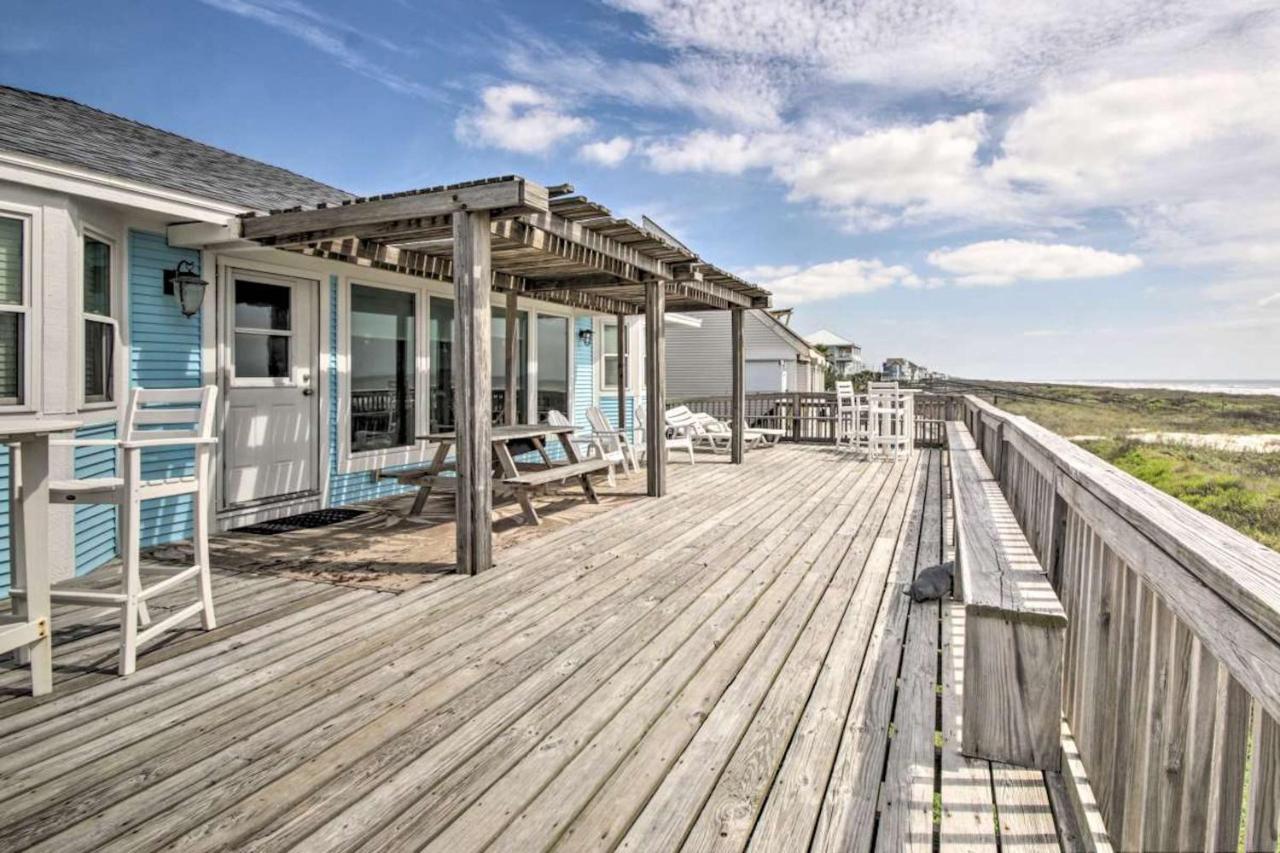 Villa Gulf Front Retreat Galveston Exterior foto